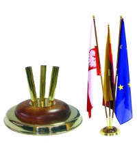 Stojan devn se zlatou podstavou