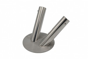 Fasdn drk na vlajku - nerezov (kruh)