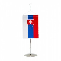 Stojnek kovov chromovan LUX: 35 cm