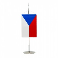 Stoj�nek kovov� chromovan� LUX: 35 cm