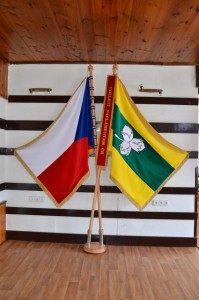 Slavnostn� vlajka �R - sametov�