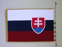 Slavnostn vlajka SR - sametov