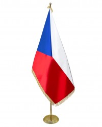 Luxusn� sat�nov� vlajka E� 1x1,5 m