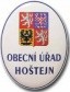 Smaltovan ovl se sttnm znakem a nzvem adu
